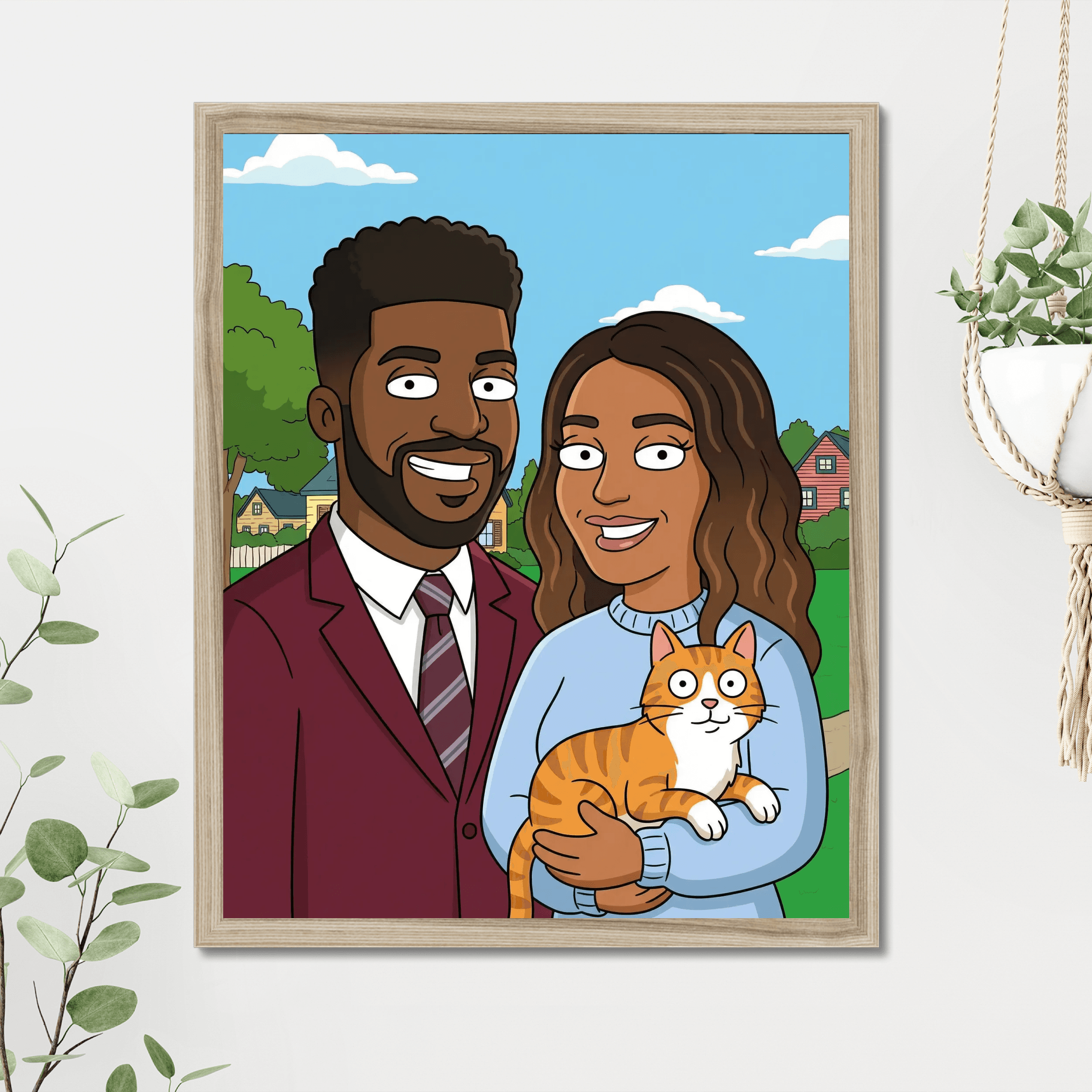 Adult Cartoon Family