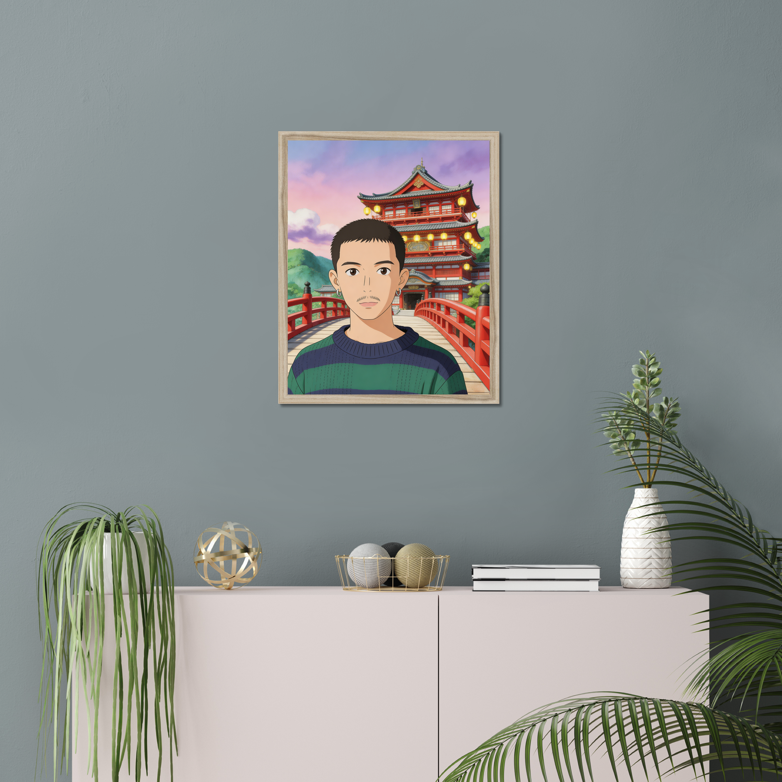 Painted Anime Poster example