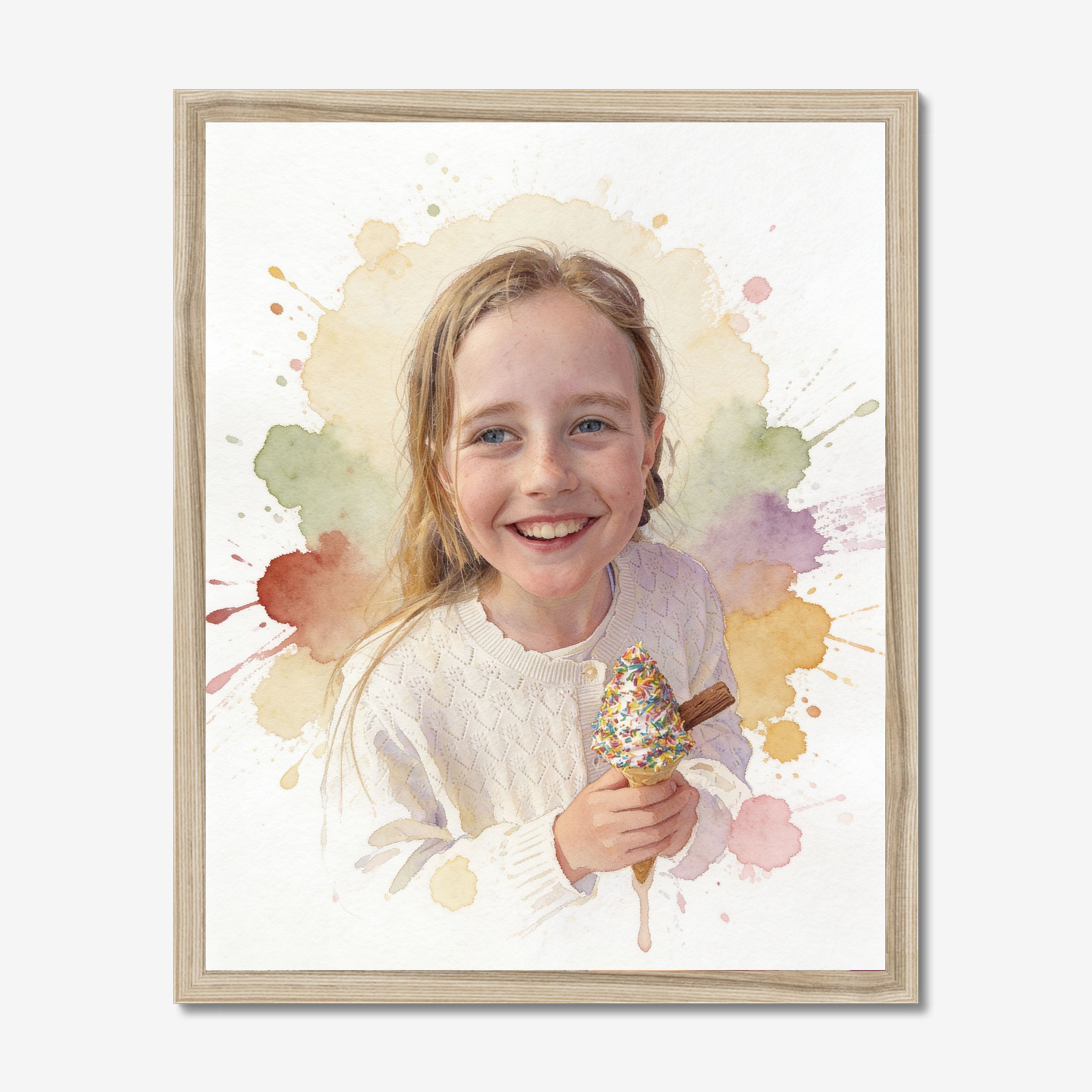 Aquarelle Splash — Custom Poster